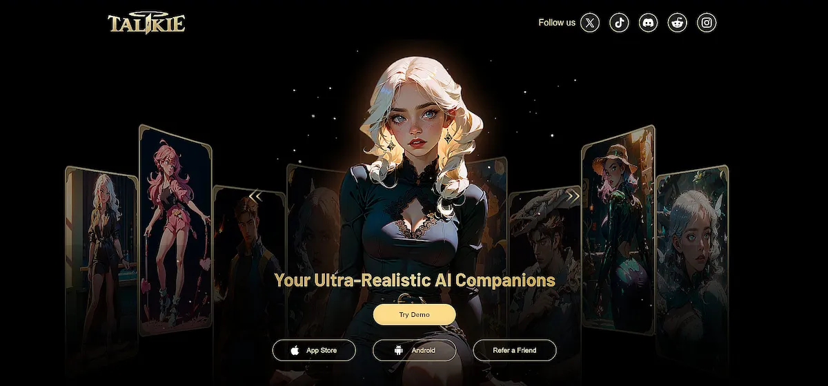 Talkie: Soulful AI oferece uma experiência suave de chatbot de IA