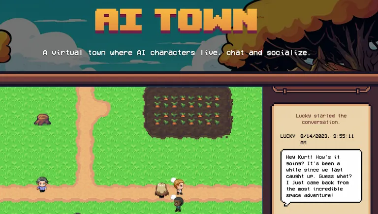 “AI Town” permite que você construa sua própria civilização baseada em IA usando GPT