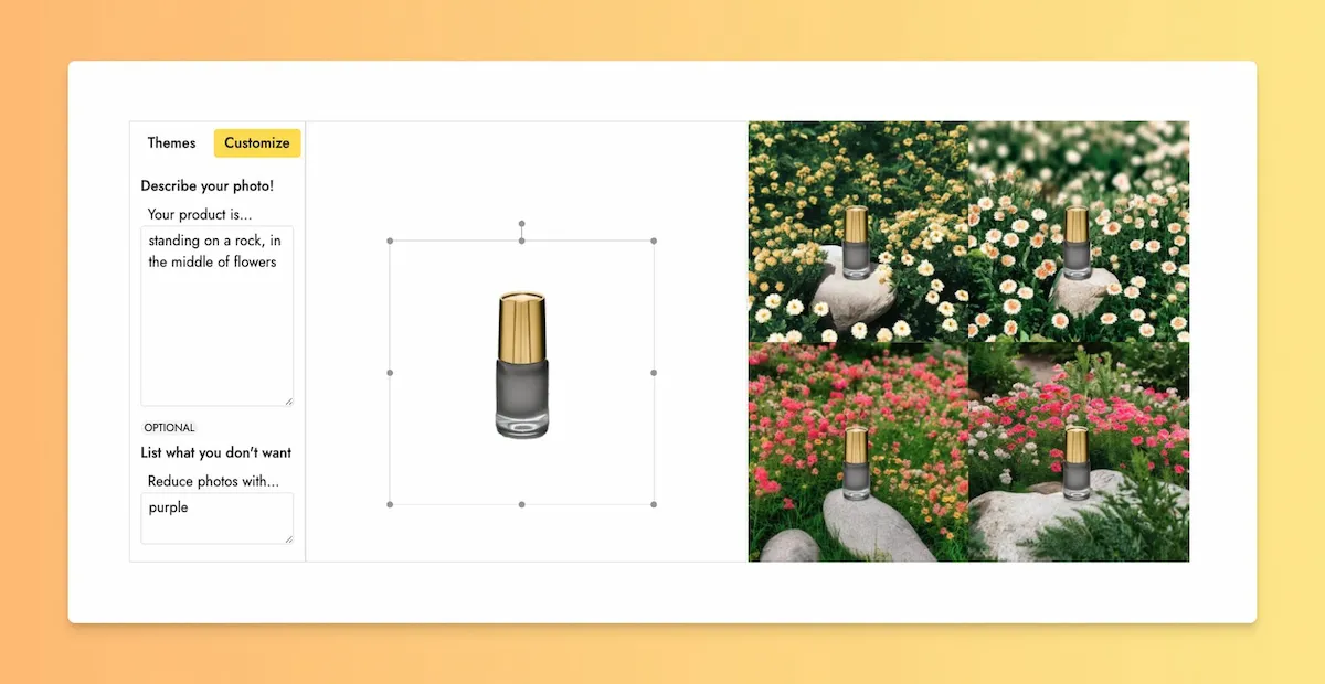 Pebblely: Não mais sessões intermináveis de fotos de produtos