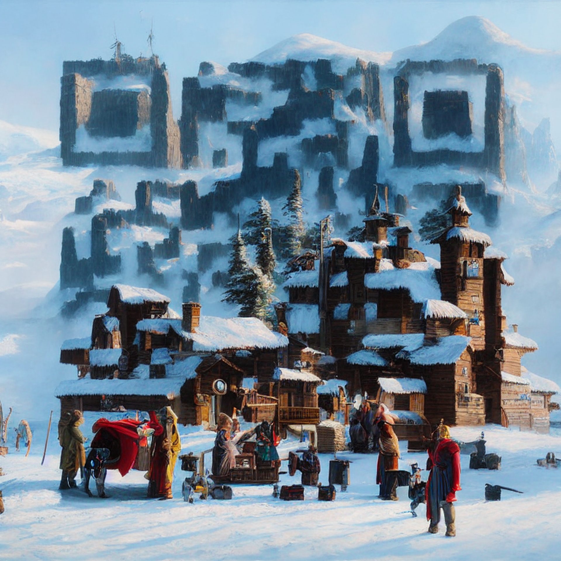 Arte de QR code com inteligência artificial traz diversão à monotonia preto e branco