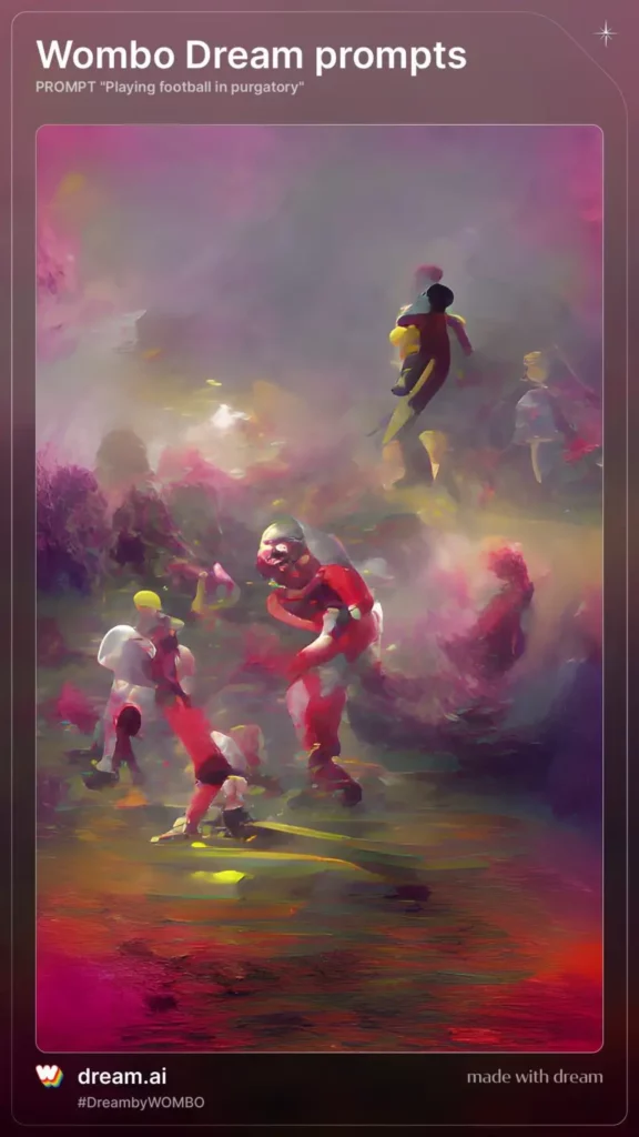 playing football in pergatury
