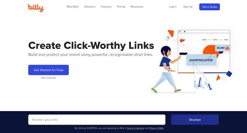 encurtador de URL Bit.ly