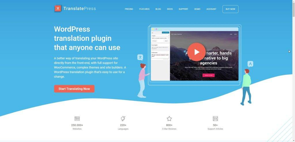 interface wordpress