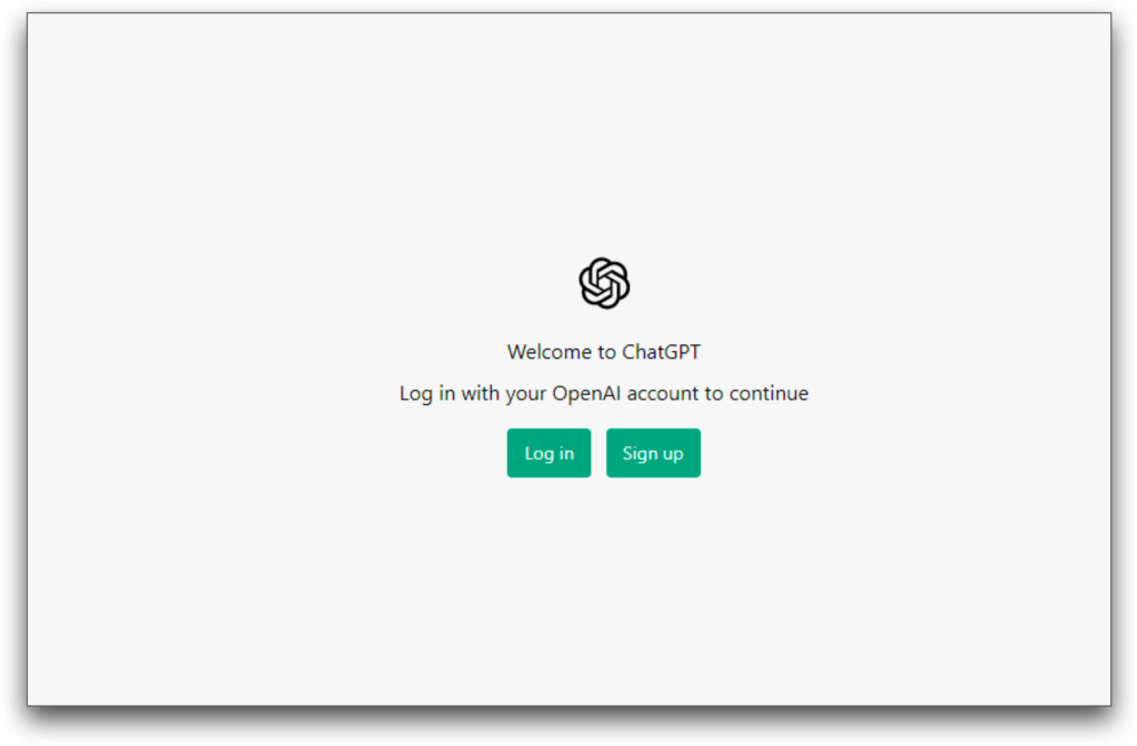 ChatGPT login - como entrar no chatgpt