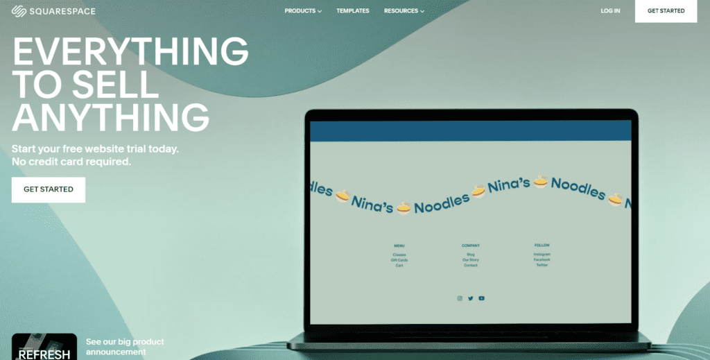 site o squarespace