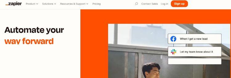 capa do site zapier