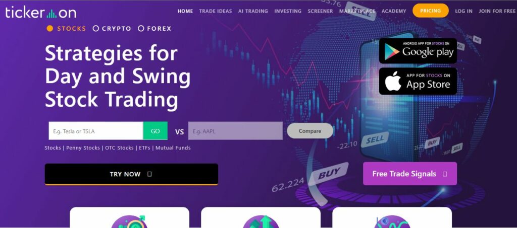 ferramenta de investimentos com inteligência artificial Tickeron