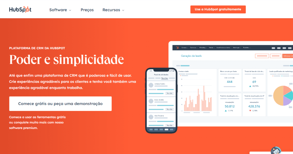hubspot é o melhor crm integrado com marketing