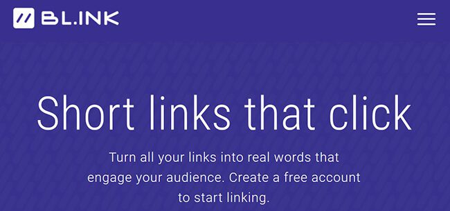 Encurtador de links Bl.lnk
