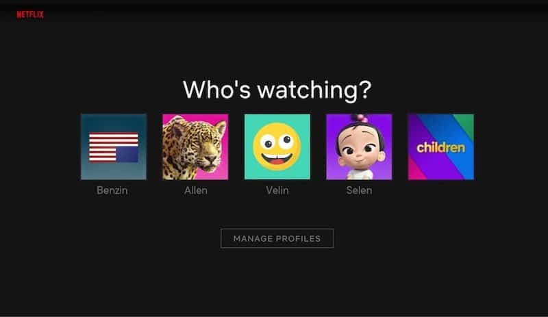 página inicial do netflix quando você entra