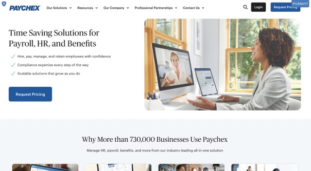 Paychex – O serviço mais profissional dos EUA com recursos importantes para ajudar os processos de RH, folha de pagamento e benefícios