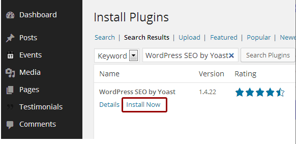 como instalar o yoast seo