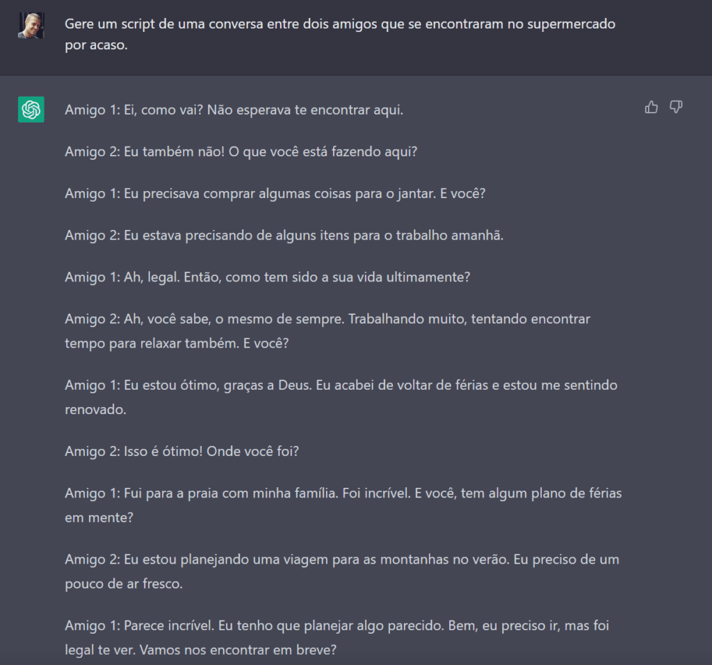 como criar scripts com o chatgpt