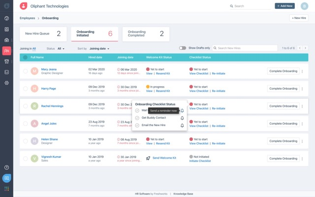Freshteam by Freshworks – O melhor software de RH para uso frequente