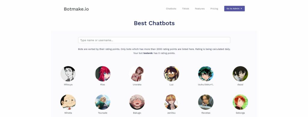 chats disponíveis