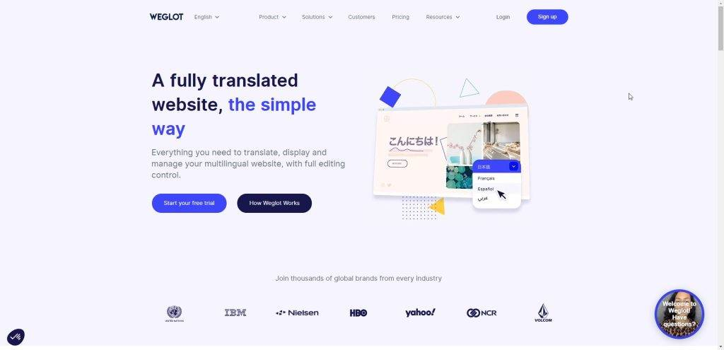 interface Weglot