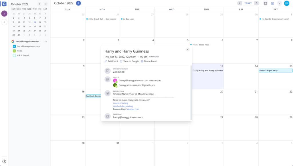 calendar é uma excelente opção