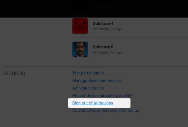 como fazer logout no netflix de todos aparelhos