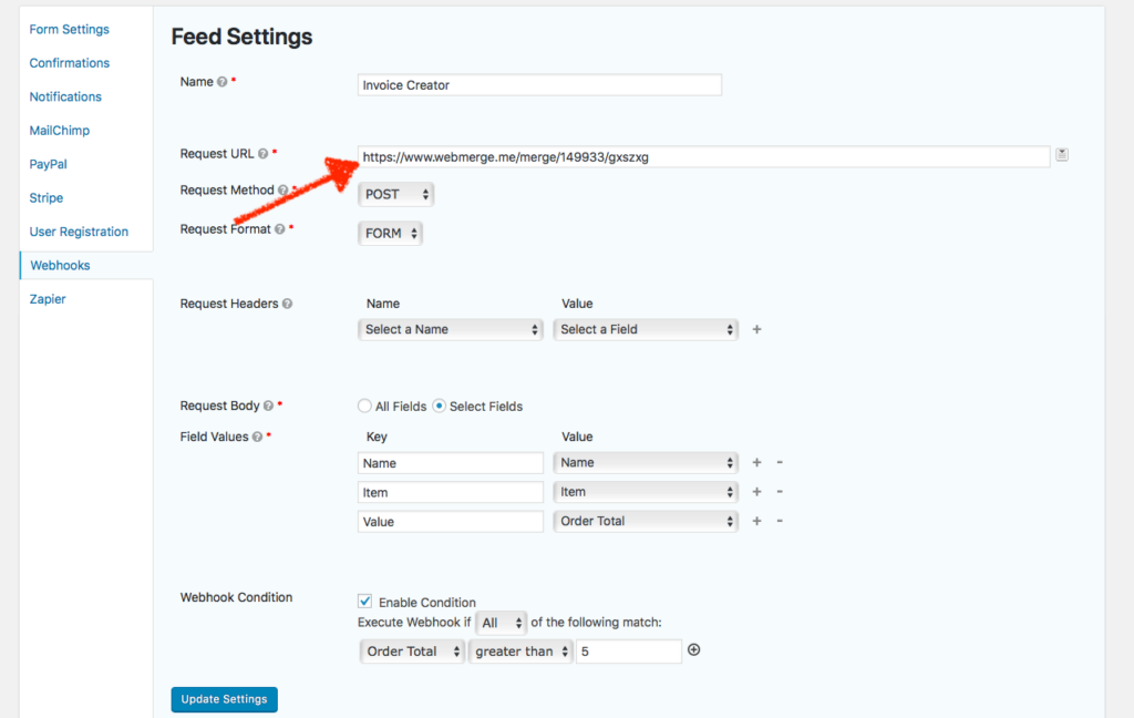 Adicionar webhooks aos seus aplicativos
