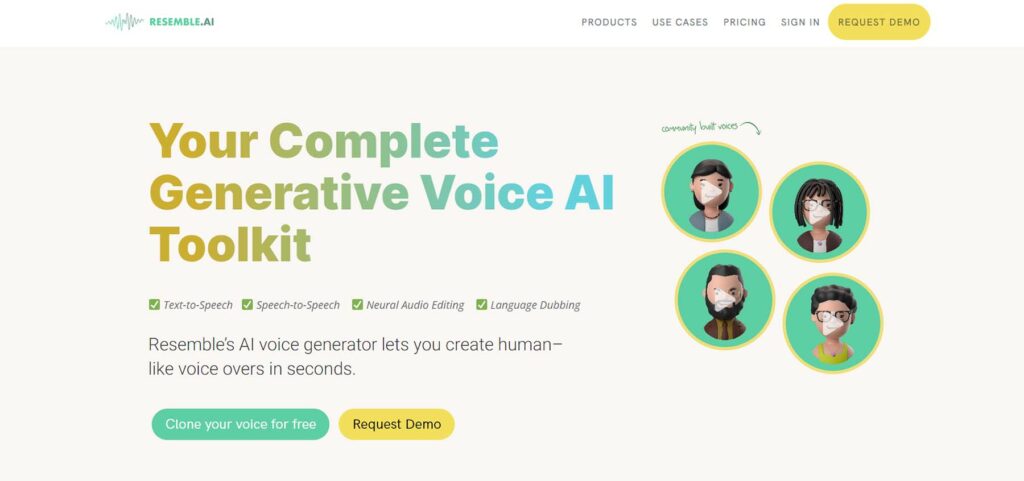 capa do site resemble ai