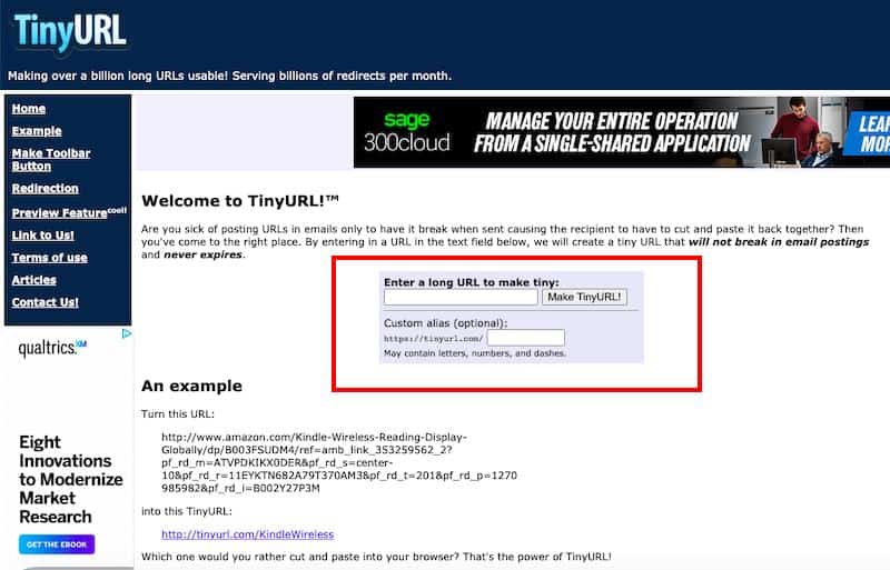 encurtador de url gratuito