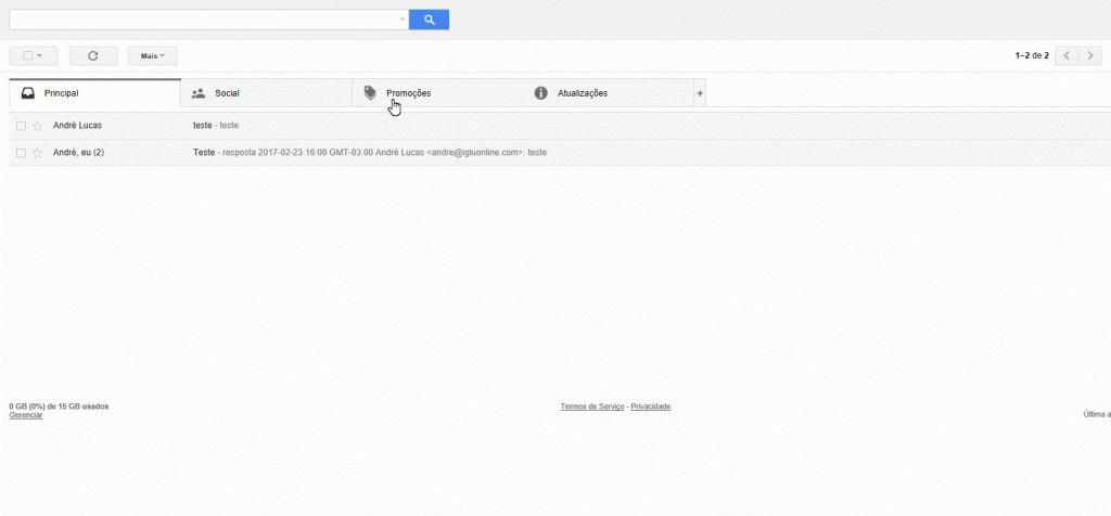 Como usar marcadores no Gmail