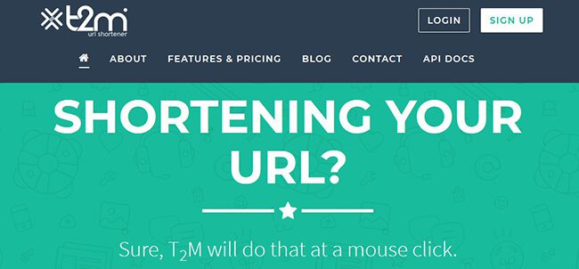 url shortener t2m