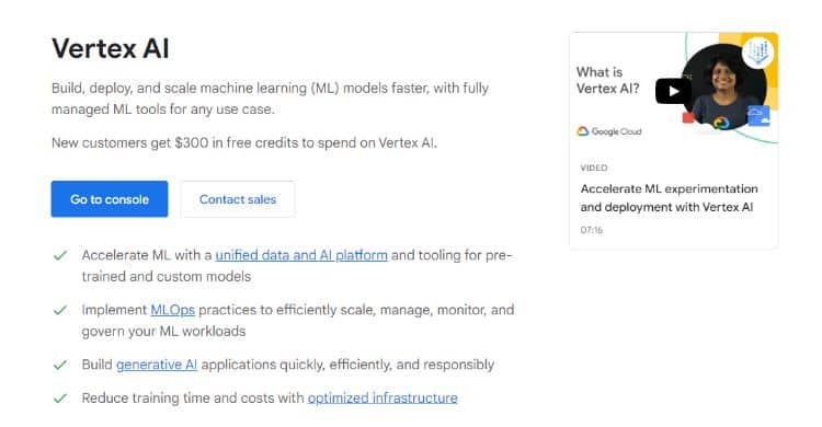 vertex ai cria código com IA
