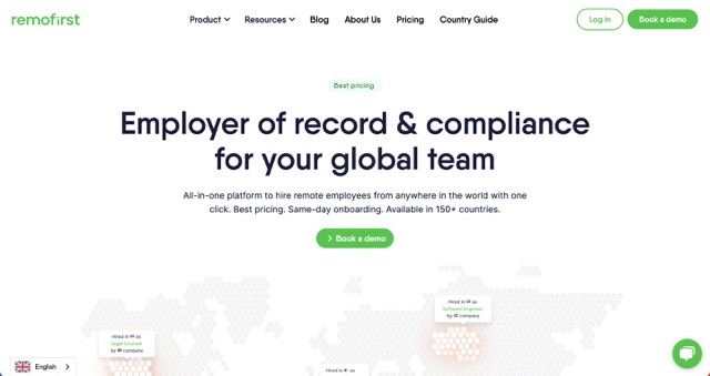 Remofirst – HRIS internacional que simplifica os procedimentos de RH para se destacar na gestão de equipes globais (em 160+ países)