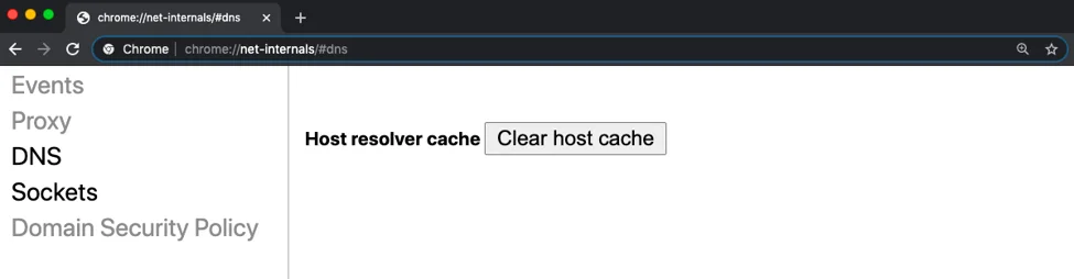 limpar o dns no google chrome