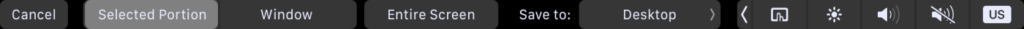 top bar