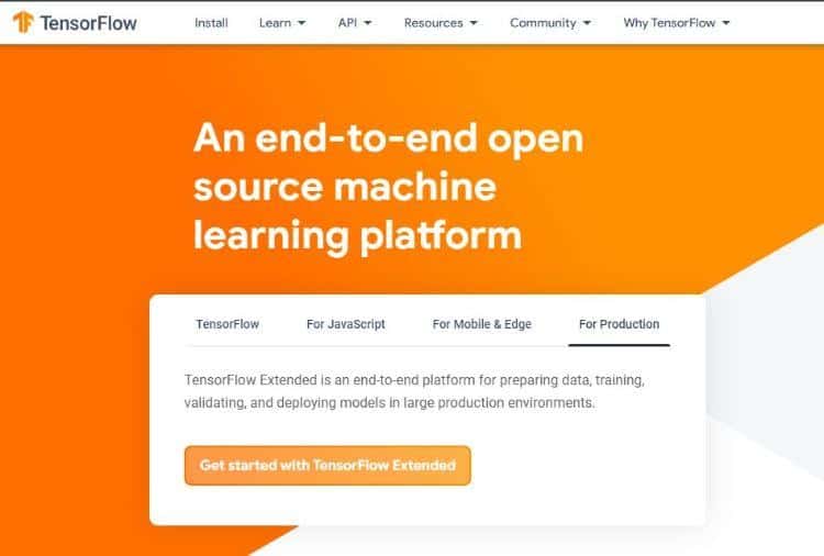 site do tensorflow