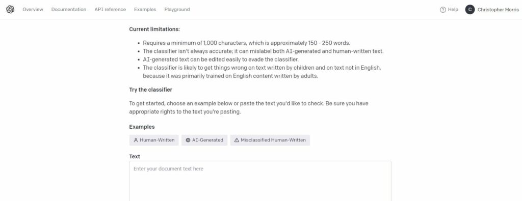 OpenAI Text Classifier é o detector de IA da própria openai