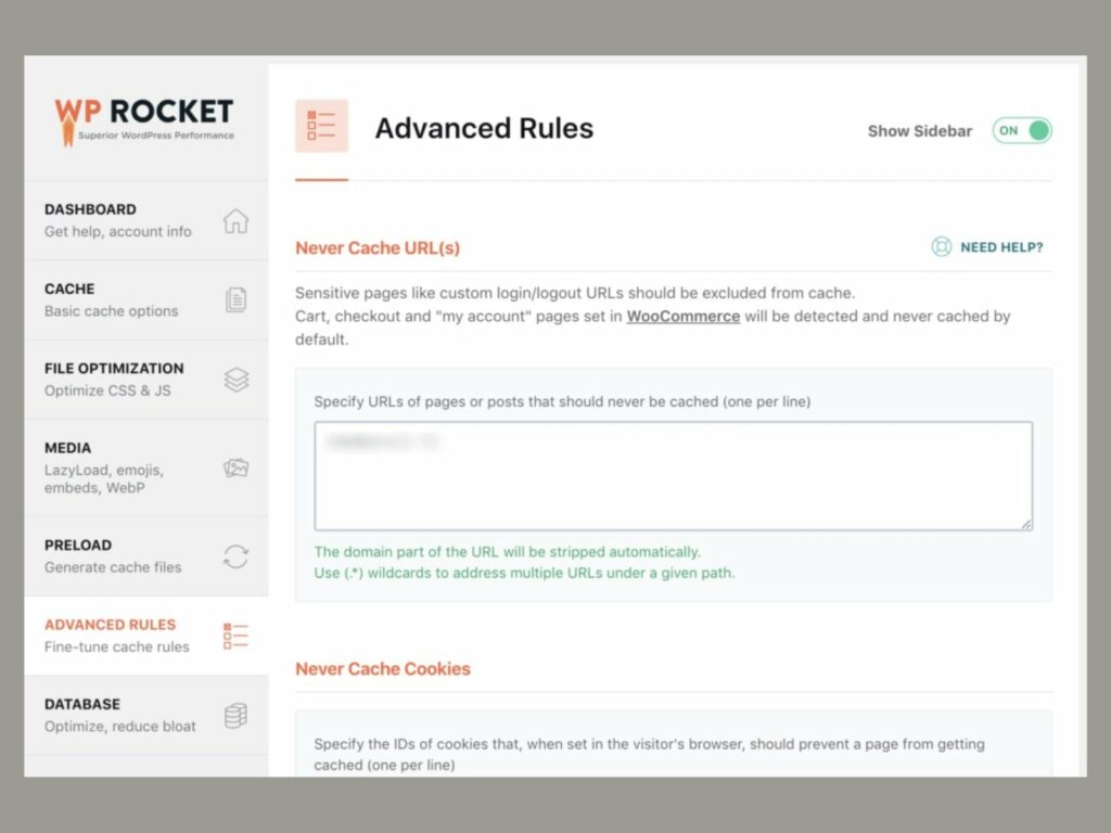 regras avançadas no wprocket