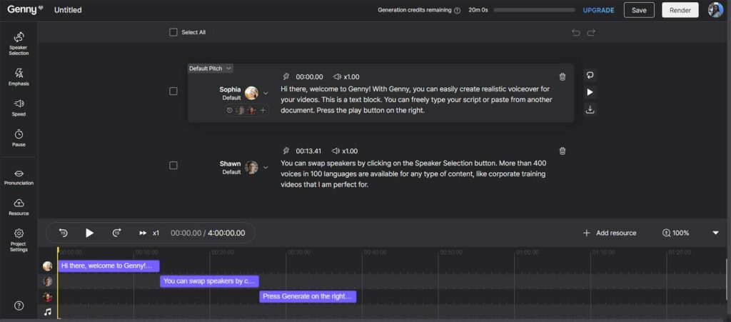 editor de voz com ia da lovo