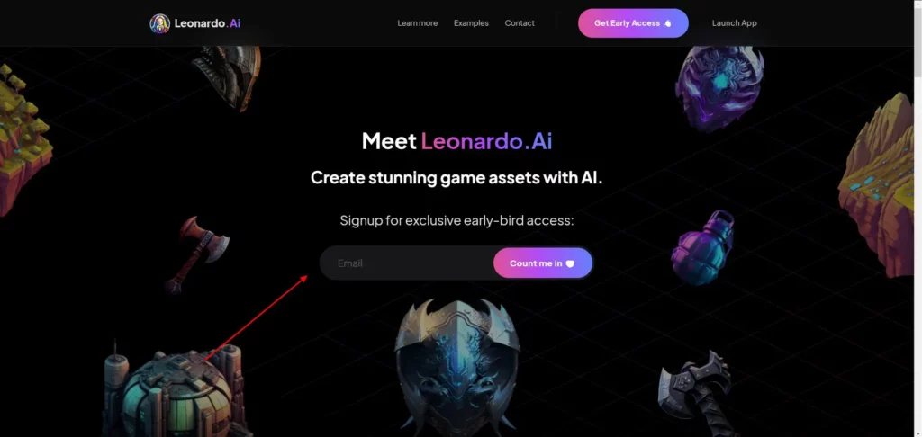 site do leonardo ai