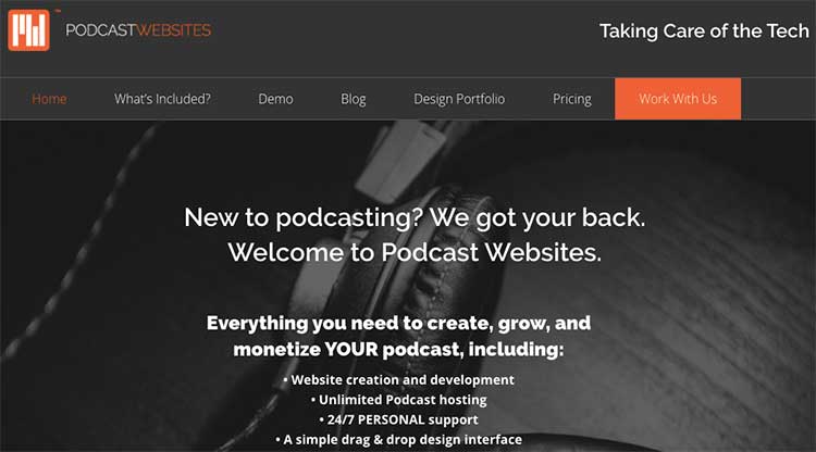 capa do podcast websites