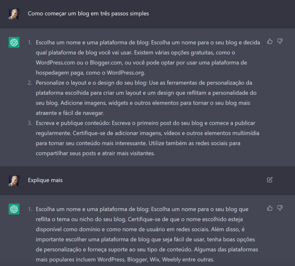 usando o chatgpt para explicar conceitos e criar guias