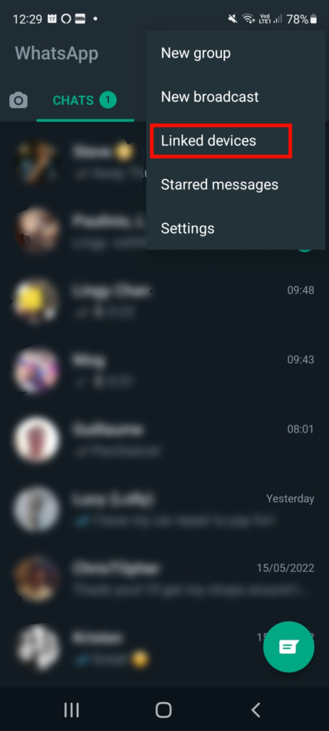 Como usar o WhatsApp Web para Android