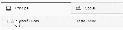 marcar email com estrela no gmail