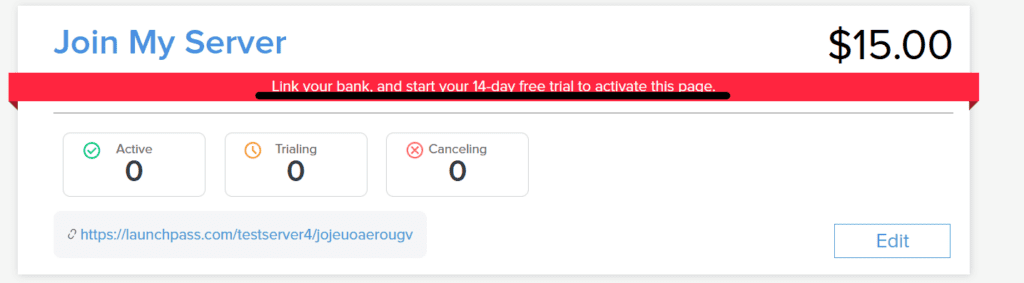 aproveitando o período de testes do launchpass para ganhar dinheiro com o discord