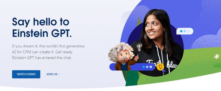 salesforce einstein é uma boa opção de ferramenta de programação com IA