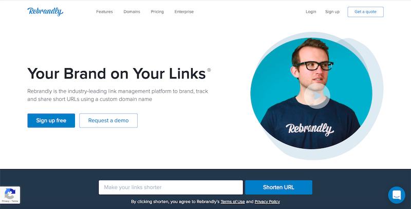 encurtador de urls rebrandly