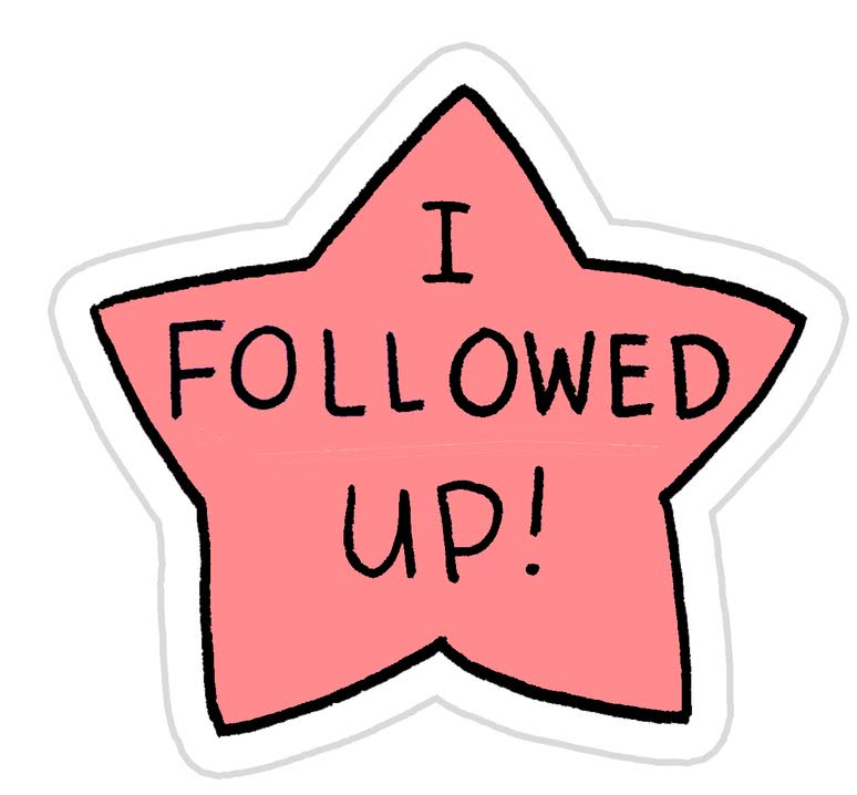 emblema deu follow up