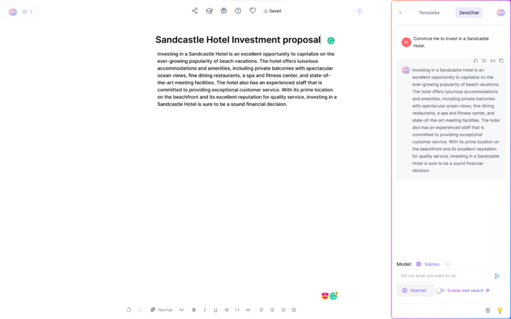 zenochat é um ótimo chatbot