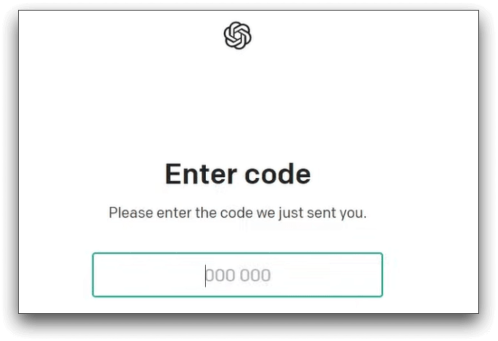 concluir verificação de login chatgpt