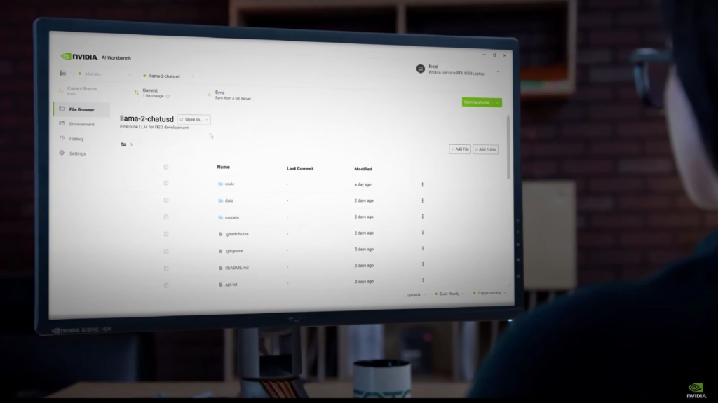 O Nvidia AI Workbench oferece um caminho simplificado para equipes interorganizacionais criarem aplicações baseadas em IA.