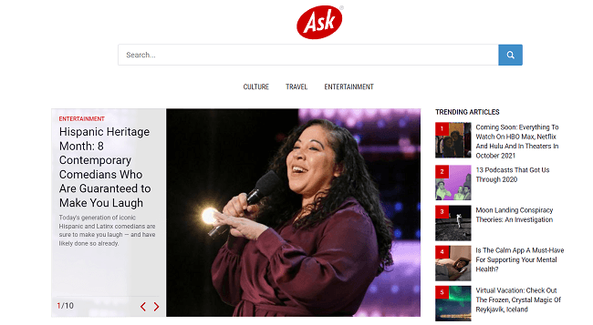 mecanismo de busca Ask.com