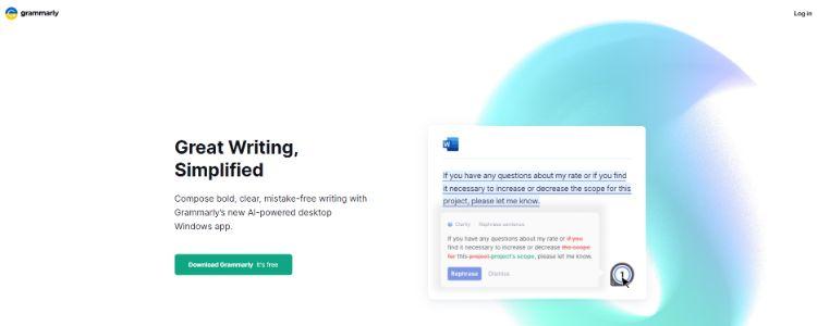 capa do site grammarly