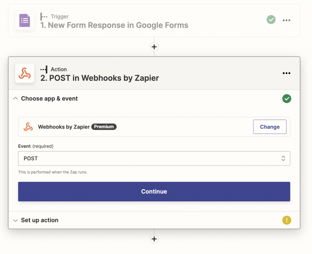 Use webhooks em qualquer aplicativo com o Zapier